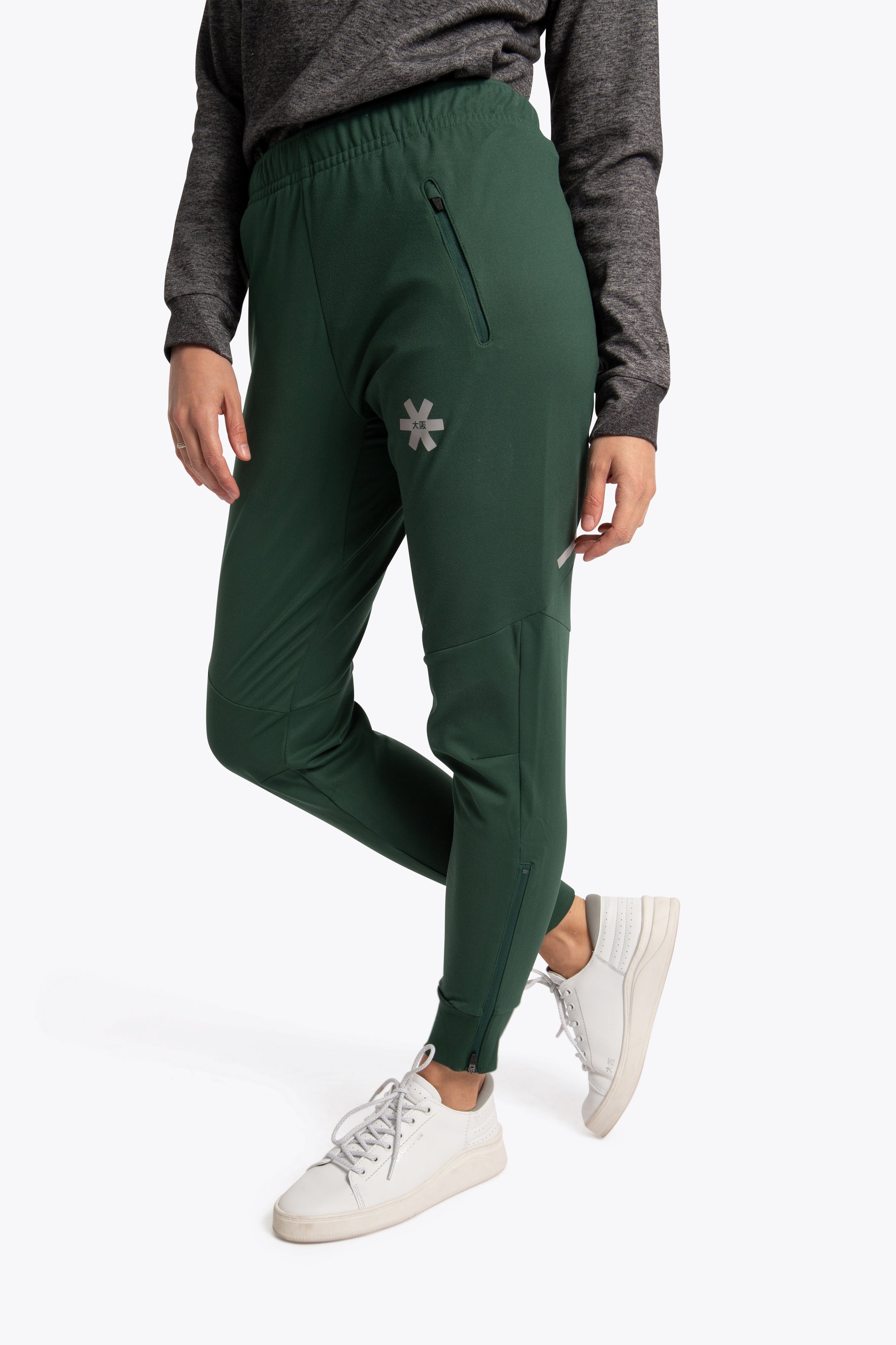 womens green track pants