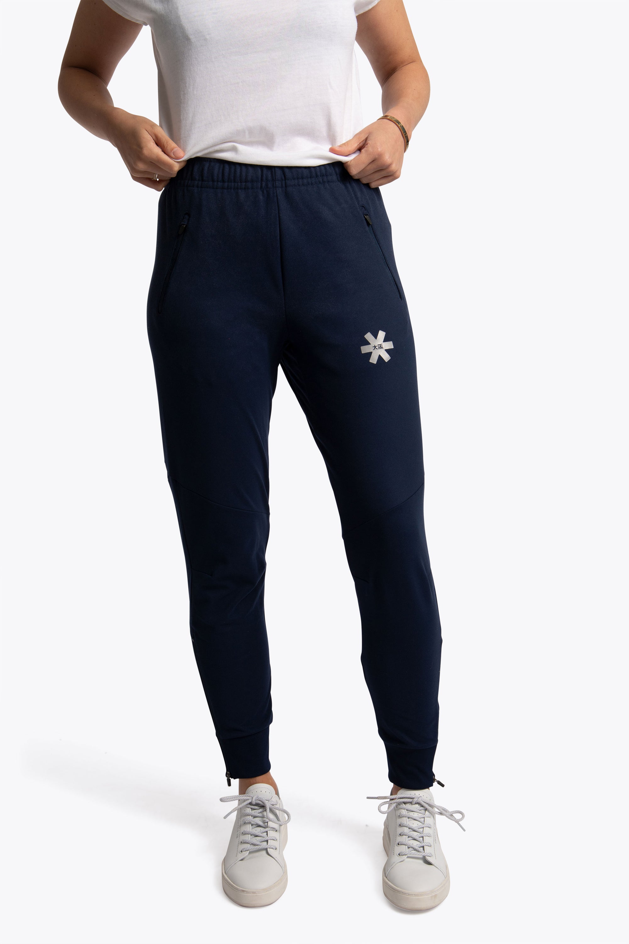 womens navy track pants