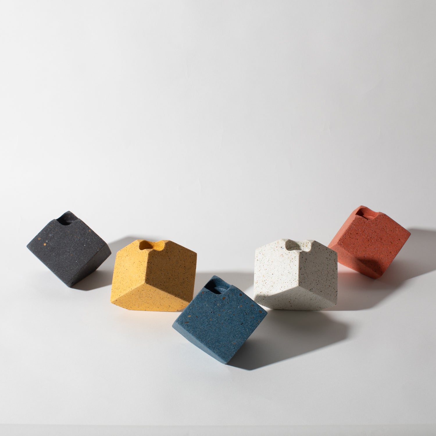 Block Candlestick Holders - Cubes