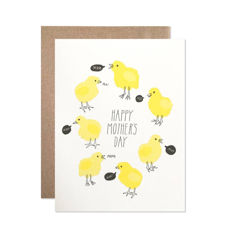 Mother's Day Chicks Card