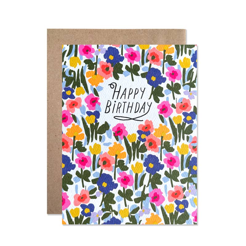 Stella Print Birthday Card