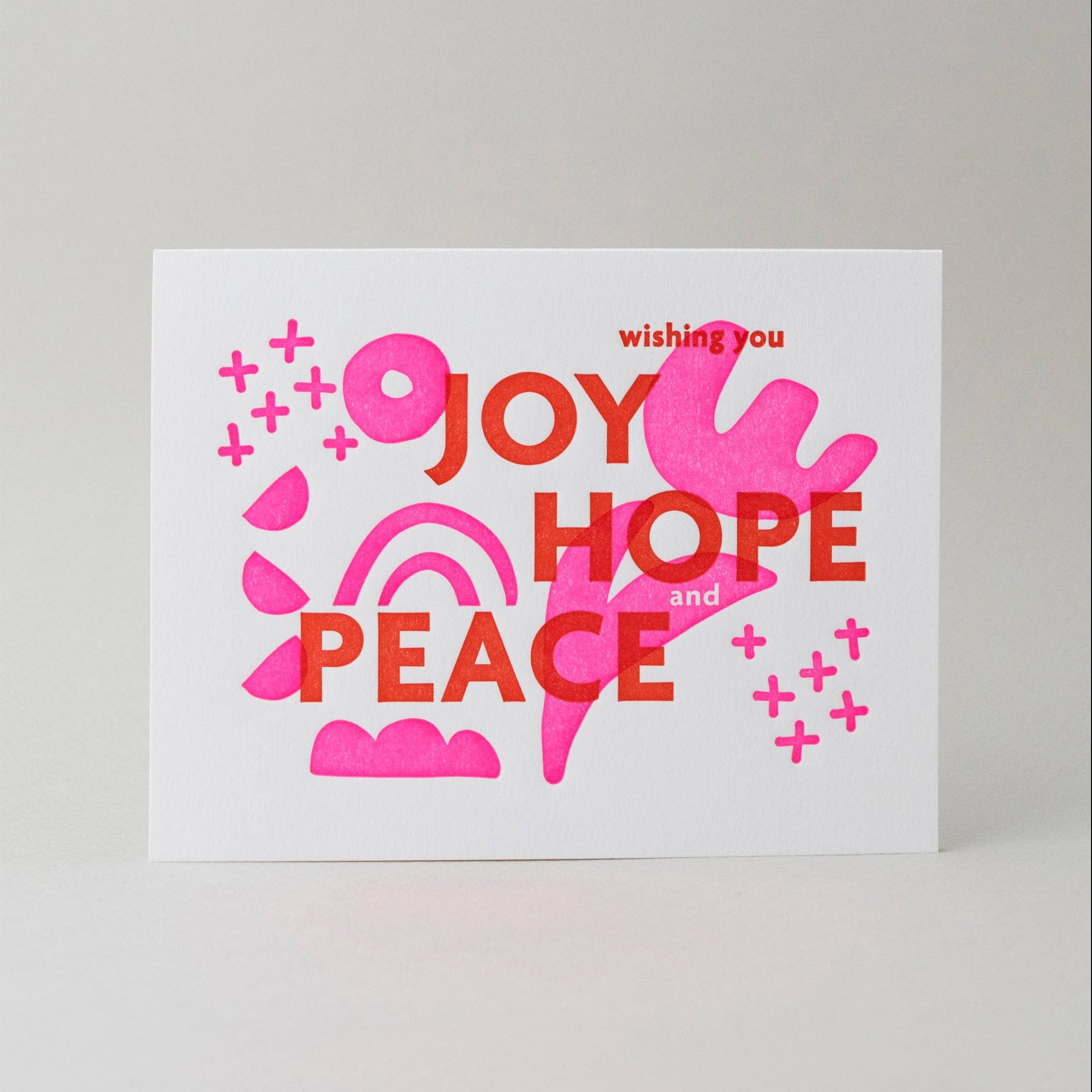 Joy Hope Peace Card