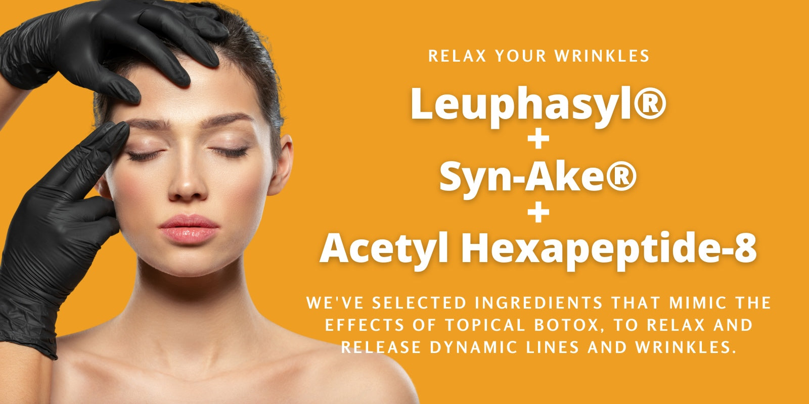 Leuphasyl, Argireline, Syn-Ake. topical botox peptides in skincare