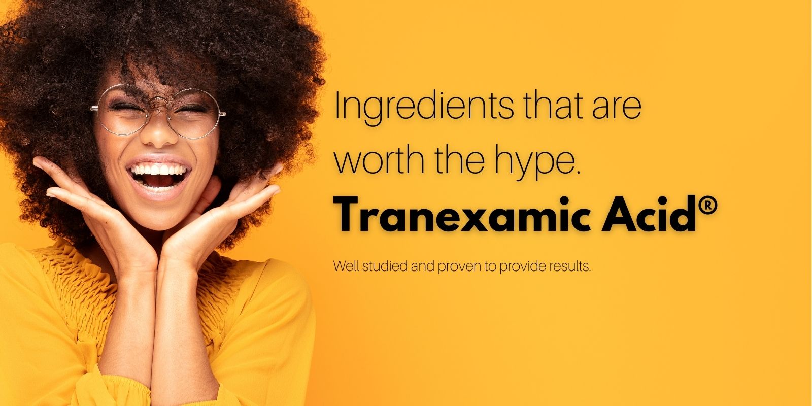 tranexamic acid for treating rosacea and inflammation and sun damage