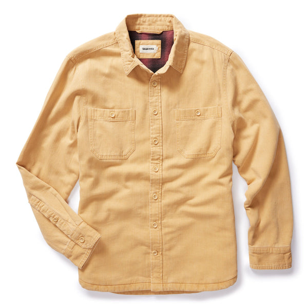 The Utility Shirt, Tarnished Brass Herringbone