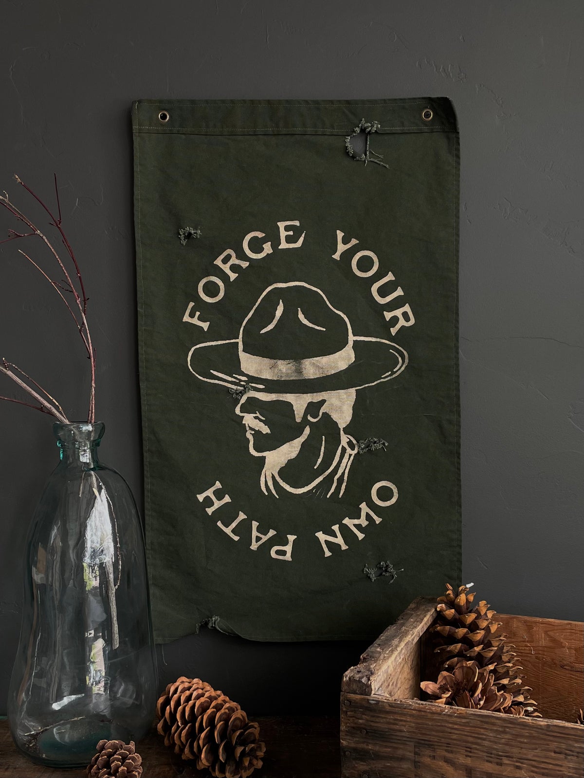 Banner | Forge Your Own Path | Pointer and Pine