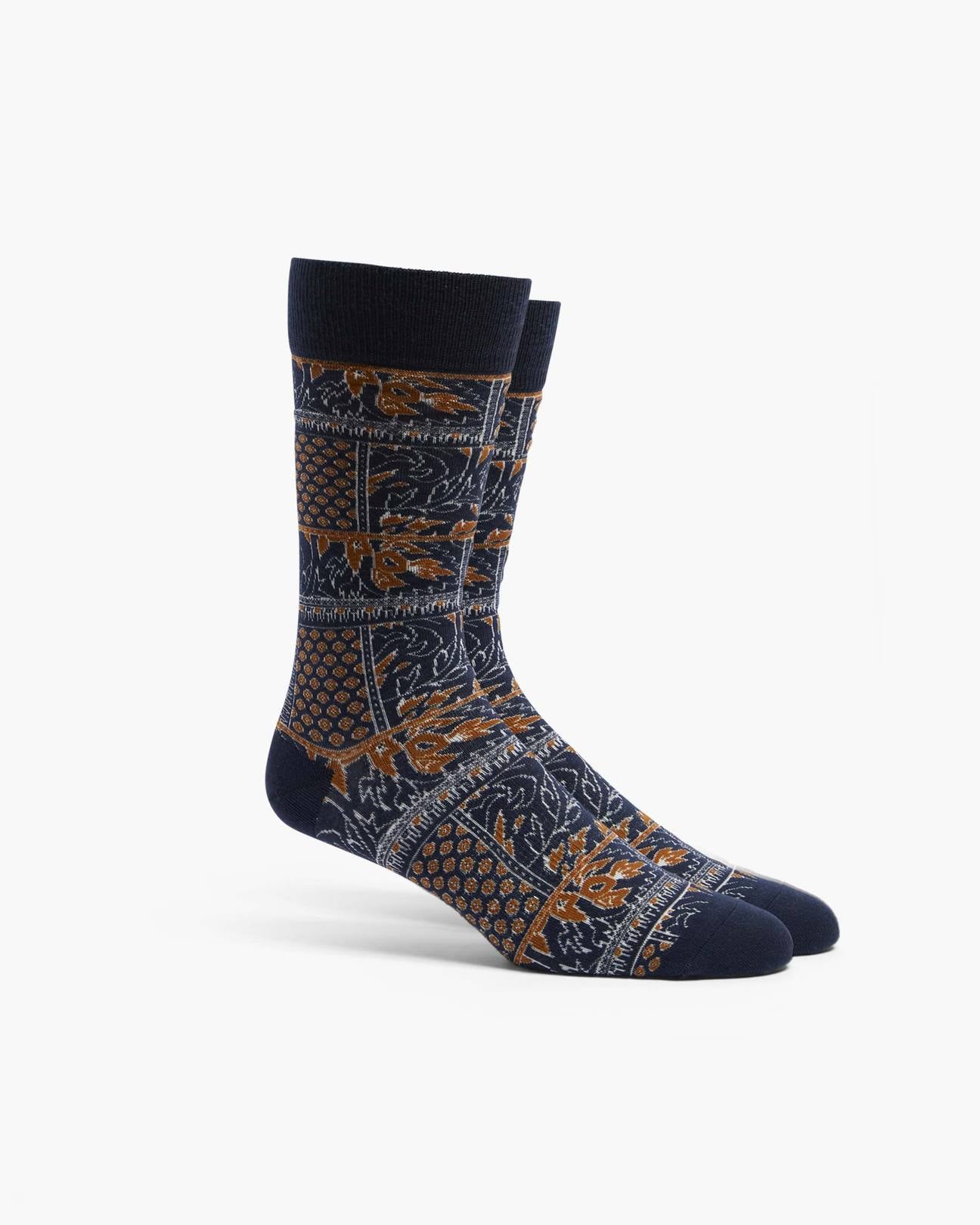 Paisley Socks | Blue Nights | Richer Poorer