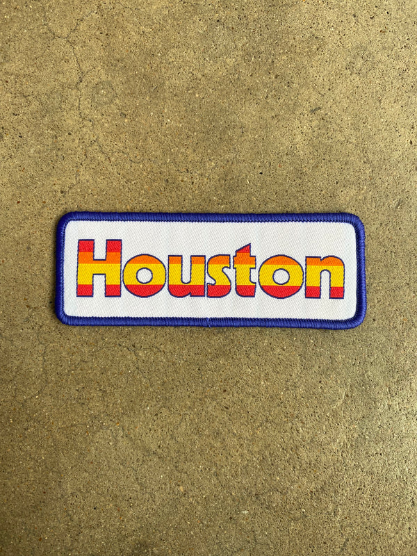 Patch, Retro Houston, Navy