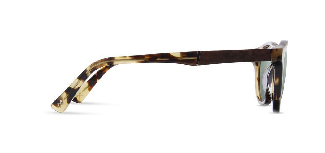 Francis Acetate Sunglasses | Havana Elm Burl | G15 Polarized | Shwood