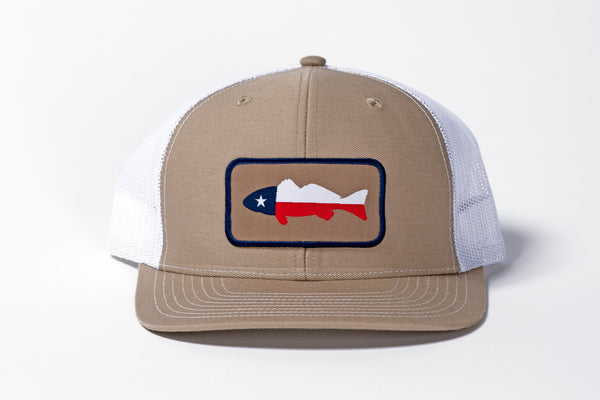 Texas Bass Fishing Texas State Outline Richardson 112 Snap Back  Trucker Hat : Handmade Products