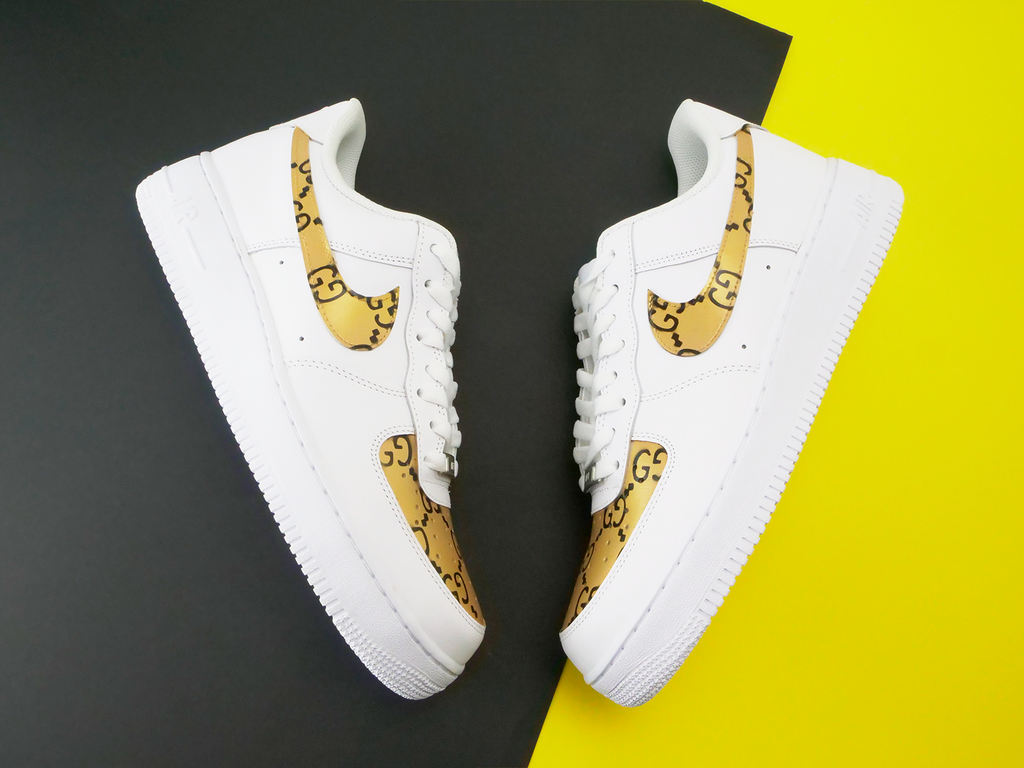 white gucci air force 1