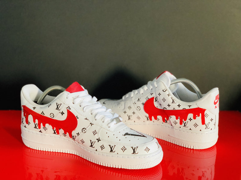 louis vuitton x supreme x nike air force 1