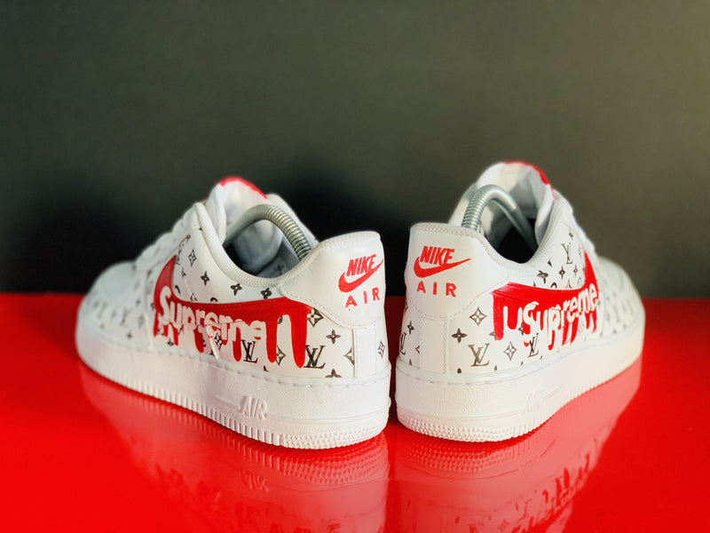 Air Force 1 : #LV X SUPREME – CUSTOMSTORE