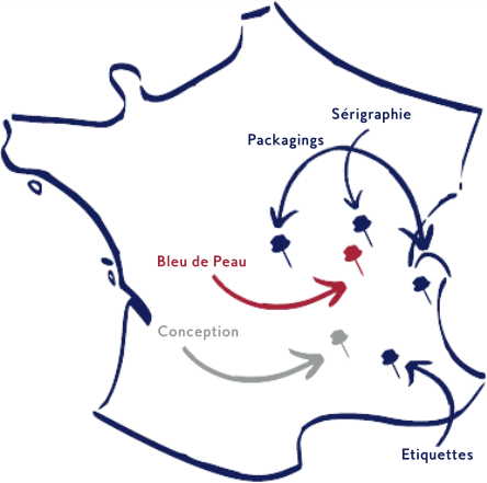 Carte Bleu de Peau