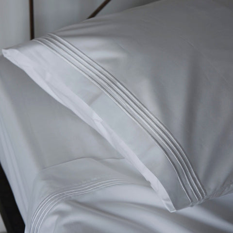 Peter Reed Deluxe Cotton Percale 4 Row Cording Bed Linen Collection