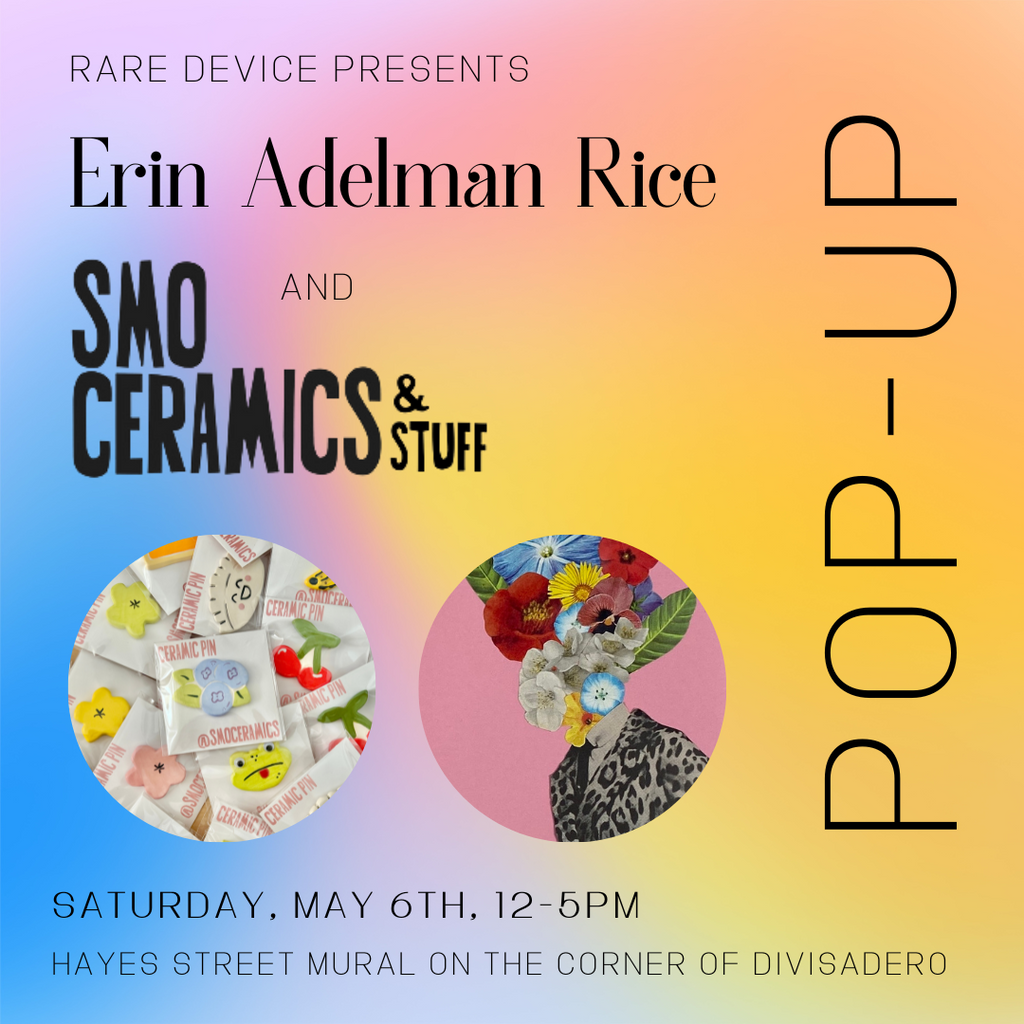 Erin Adelman Rice + SMO Ceramics pop up