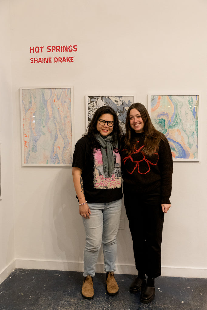 Shaine Drake with Rare Device owner Giselle Gyalzen