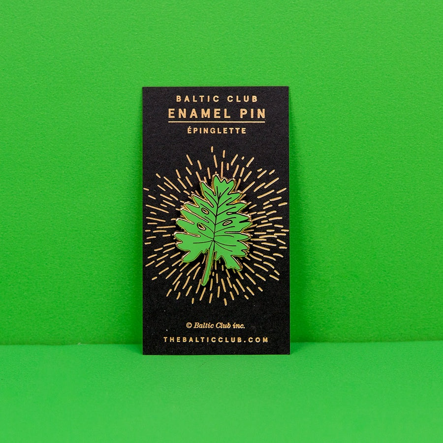 Monstera Leaf Enamel Pin