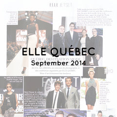 RUDYBOIS ELLE Québec Septembre 2014