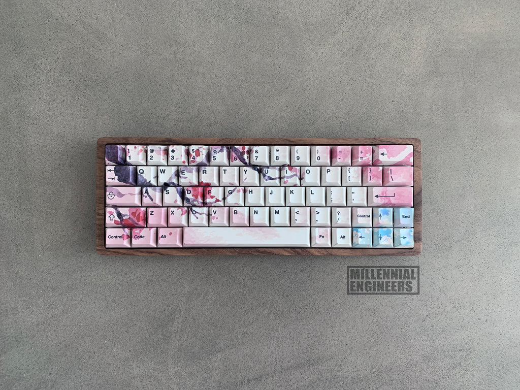 MEGK64SW Sakura Keycaps