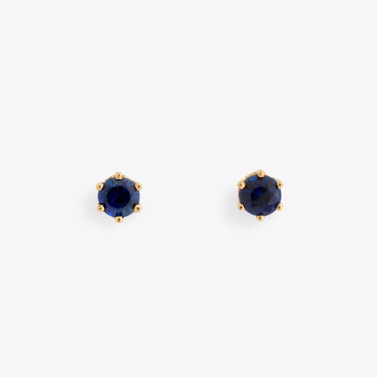 3mm Sapphire Studs | Satomi Kawakita Jewelry