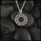 silver Josephine's knot pendant