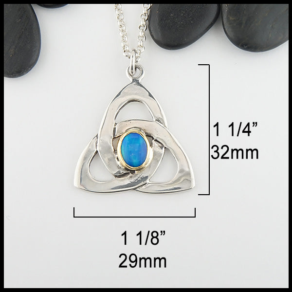 Opal Trinity Pendant