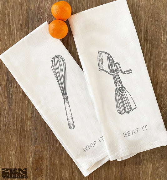 Grey Flour Sack Towels, set of 3 - Whisk