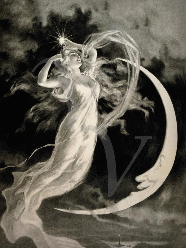 Moon Goddess. Fine Art Print Venus Art Prints