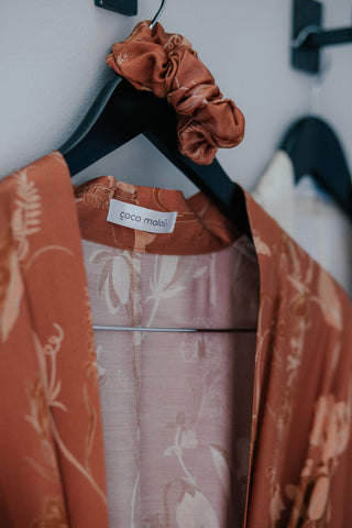 Dressing gown close-up Coco Malu fair fashion