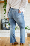 Judy Blue Sabrina Raw Hem Bootcut Jeans