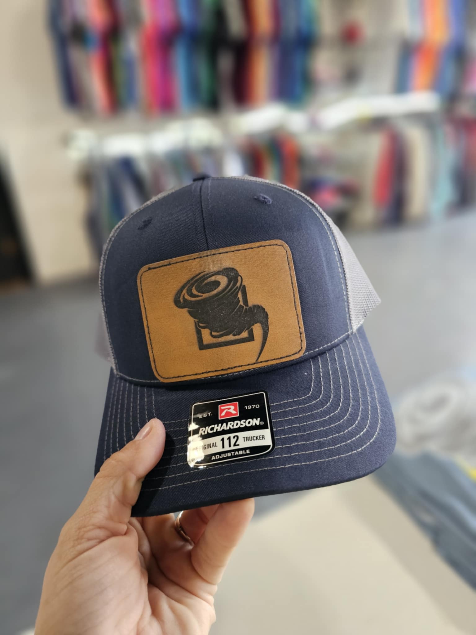 Navy/Charcoal Richardson 112 Patch Hat