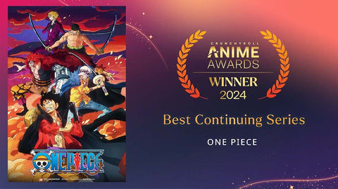 ONE PIECE takes home the award for Best Continuing Series!