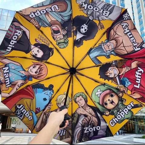 Mugiwaras -One Piece -Umbrella-viral-tiktok-mynakama-anime-steel-giftbox-included-people-show