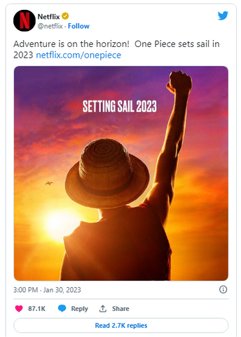 Netflix One Piece Live-Action Series to Premiere in 2023 – MyNakama