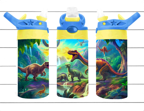 AVITO Personalized Dinosaur Tumbler for Kids - Vacuum Insulated - Dinosaur  Water Bottle - Dinosaur Tumbler for Boys