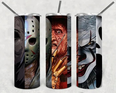 Horror Friends  Sublimation Tumbler Transfer – Griffin Expressions