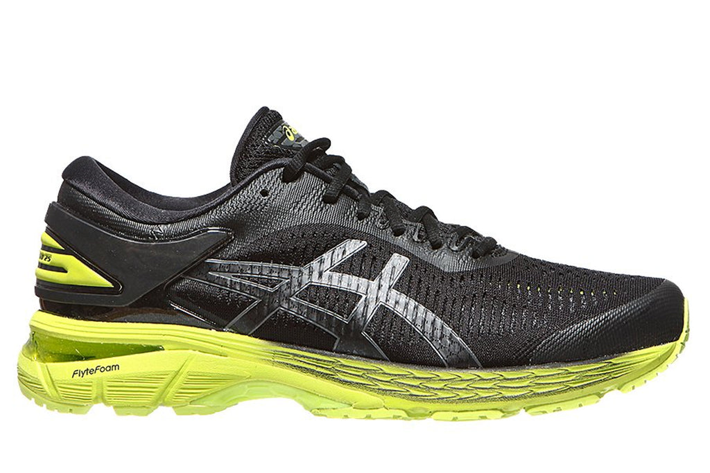 asics men's kayano 25 black