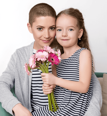 breast cancer flowers for mom