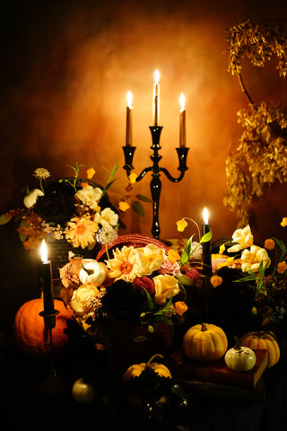 halloween flower decor