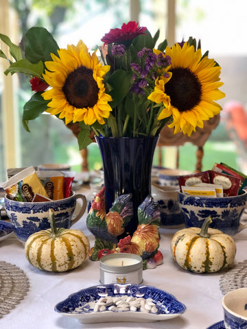 thanksgiving sunflower centerpiece