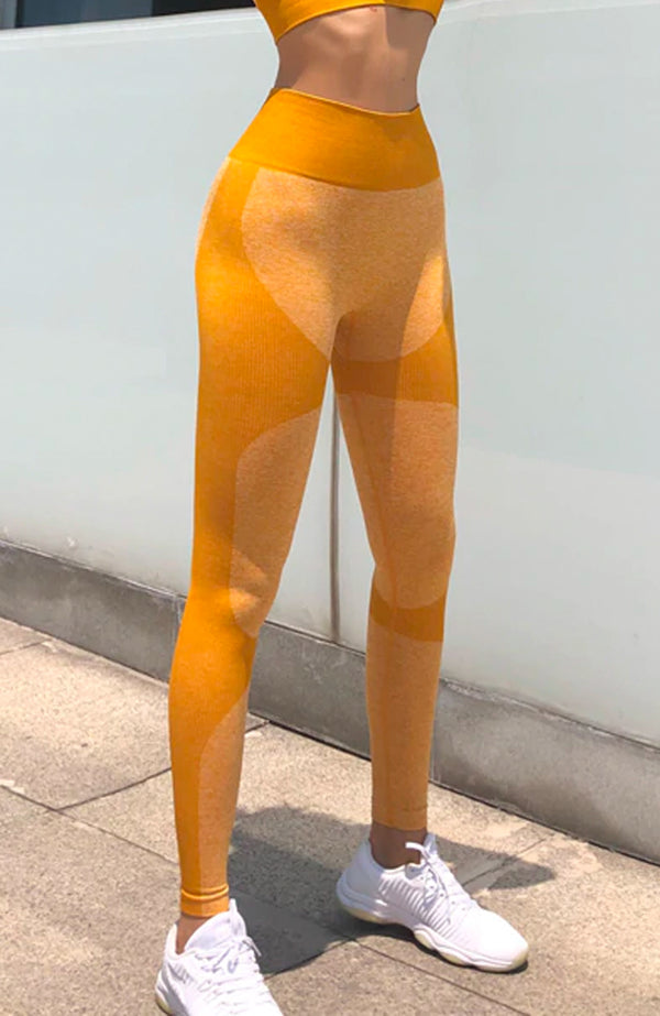 Power Seamless Leggings - Sorbet Orange