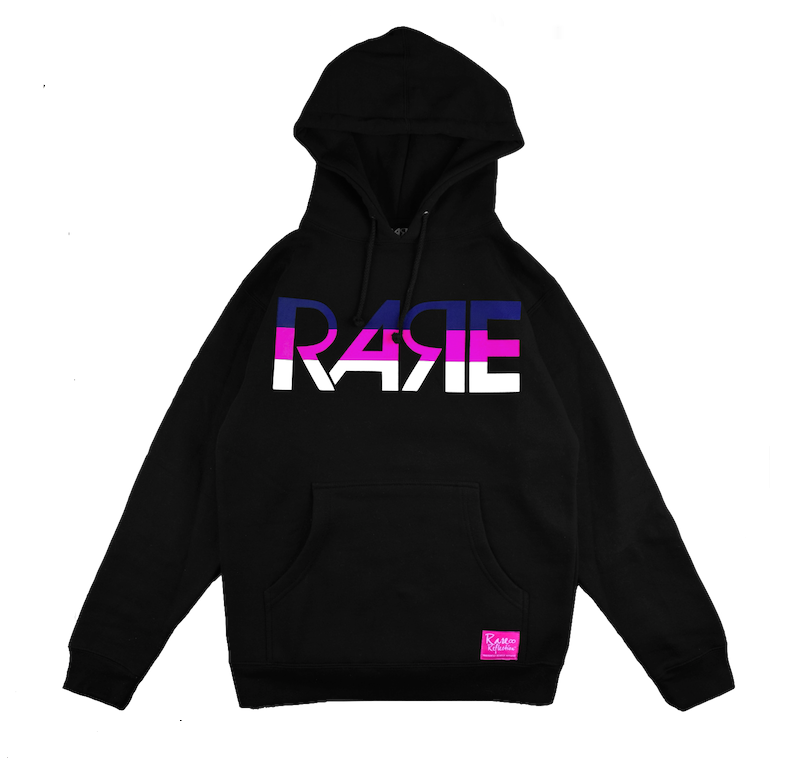 navy blue pink hoodie