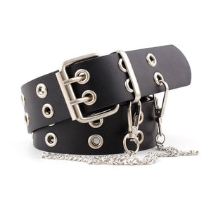 YBT Women Leather Pin Buckle Belt