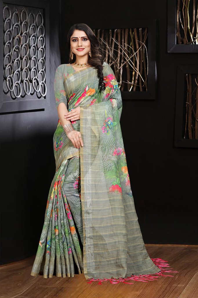 Seraglio Sea Green Soft Silk Saree traditional wear