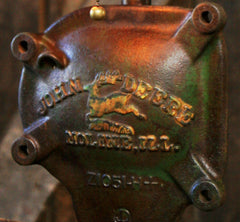 Steampunk Industrial Lamp / John Deere / Gear / #1289 - SOLD
