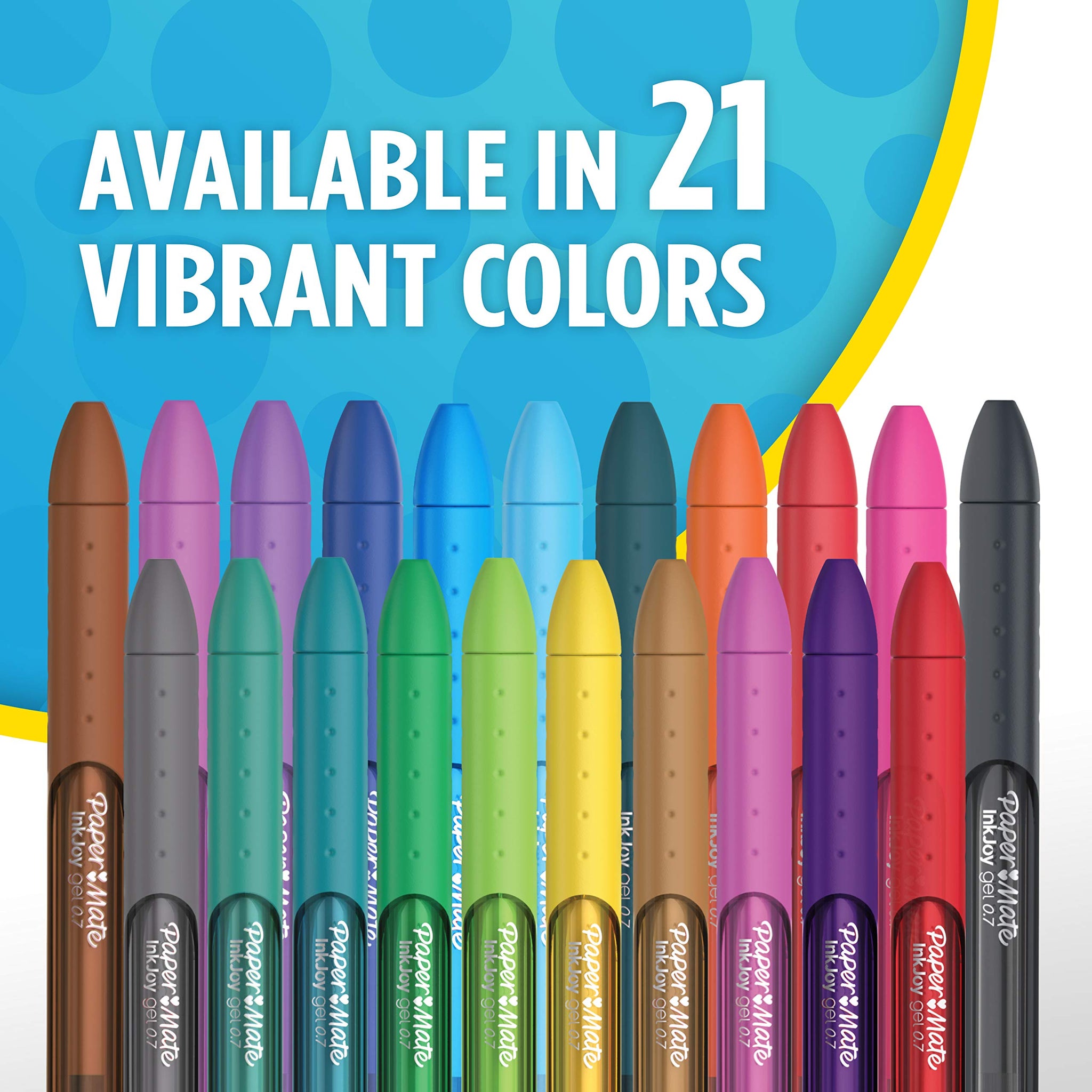 paper mate colored gel pens