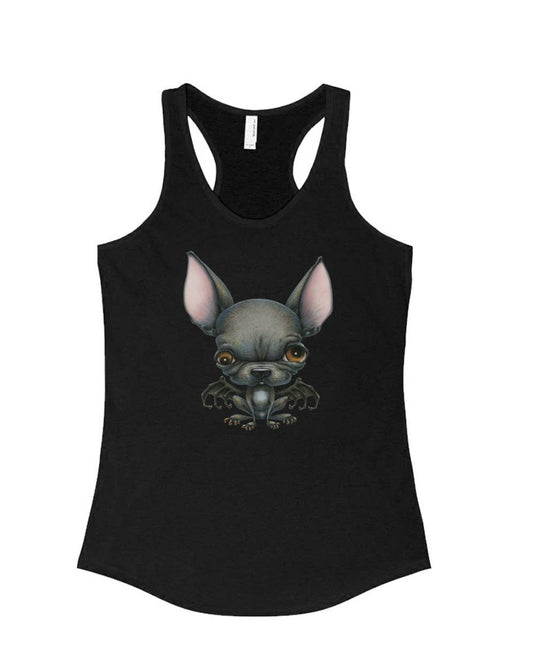 Women's | French Batdog | Tank Top - Arm The Animals Clothing Co.