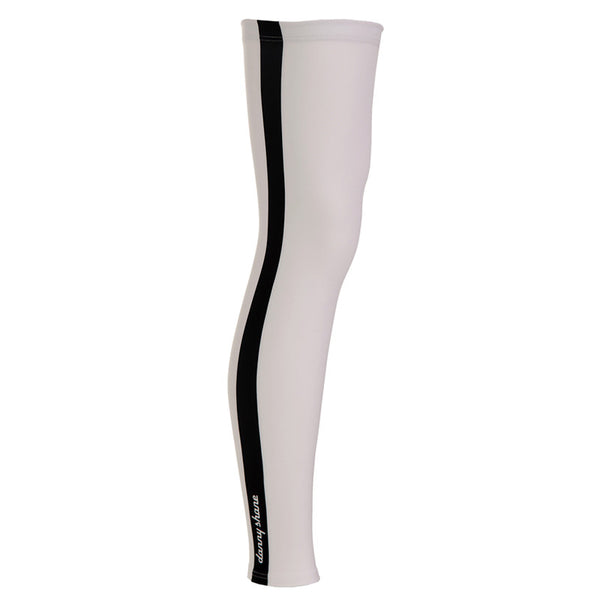 Leg Warmers (White) | DannyShane | Designer Cycling Apparel of Bamboo ...