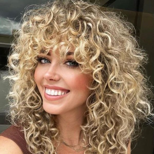 Curly Hairstyle with Layers for Winter  Shine with JL